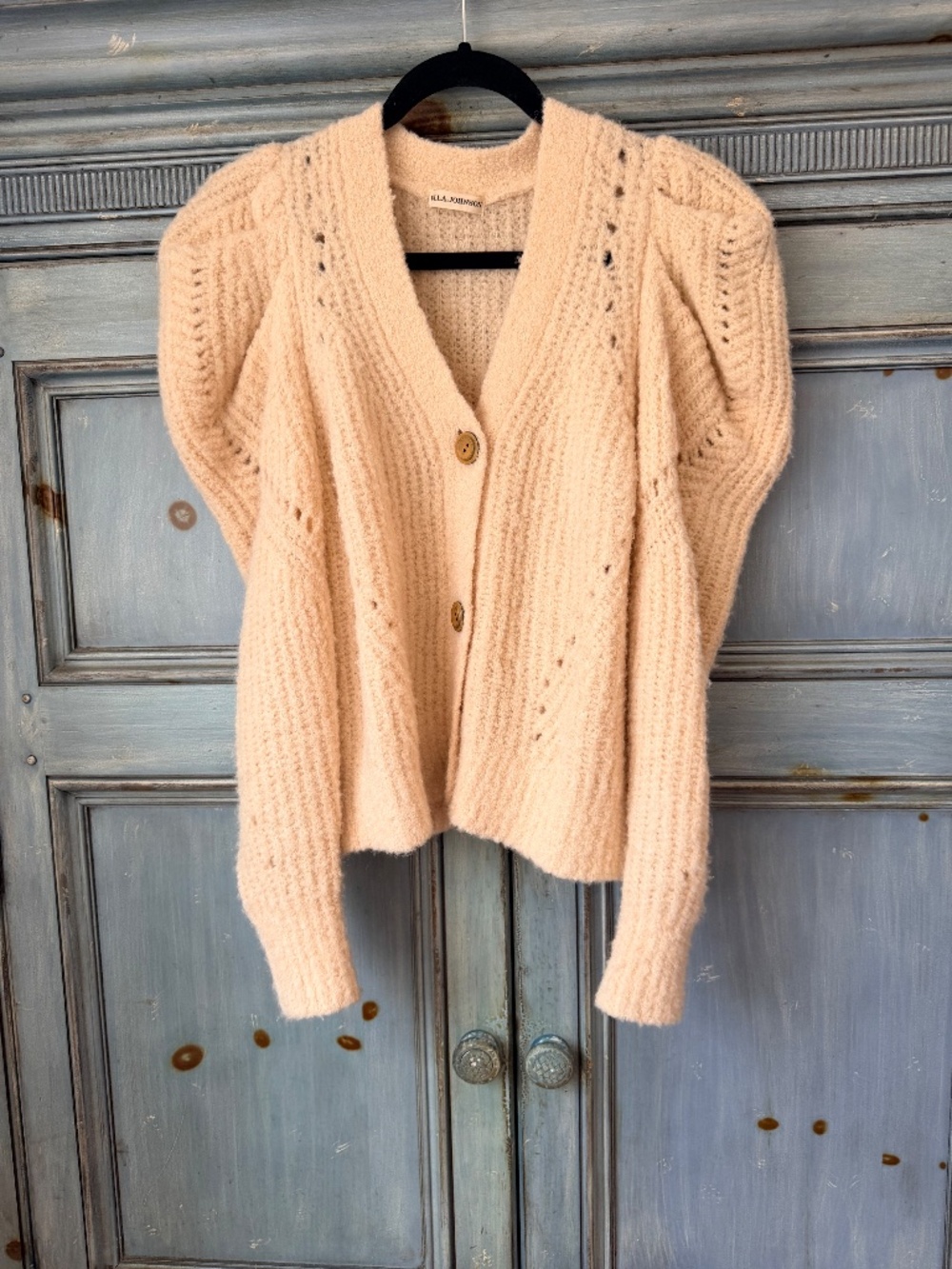 Ulla Johnson Emmy Cardigan in Ivory Size S - Picture 5 of 9